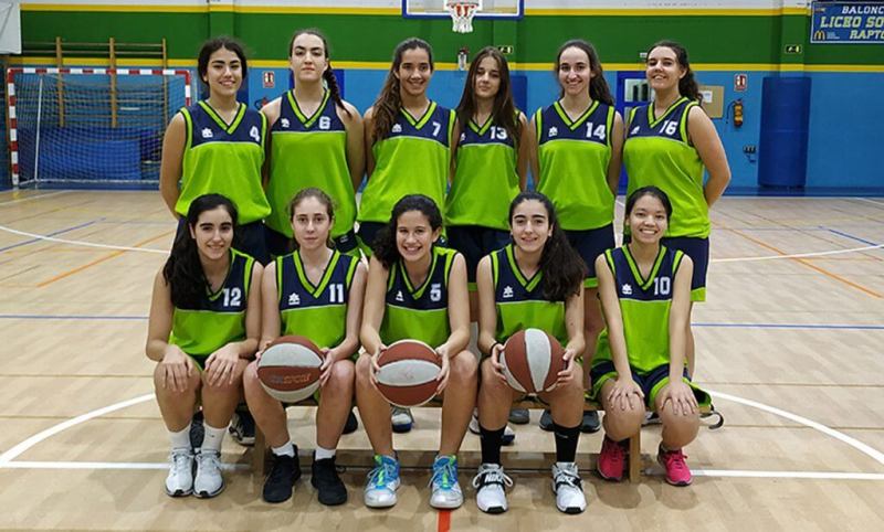 equipo femenino baloncesto colegio Liceo Sorolla