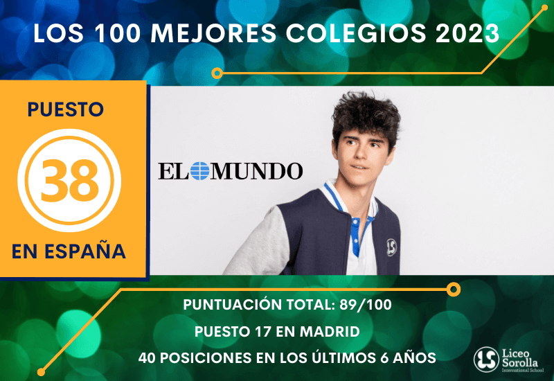 Los 100 mejores colegios de España 2023