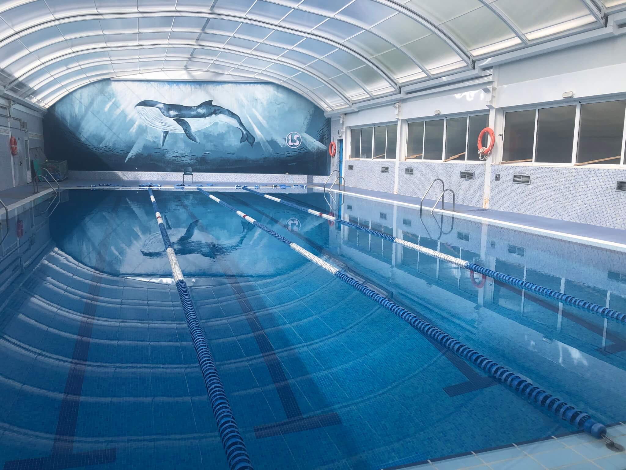 Piscina climatizada del Liceo Sorolla
